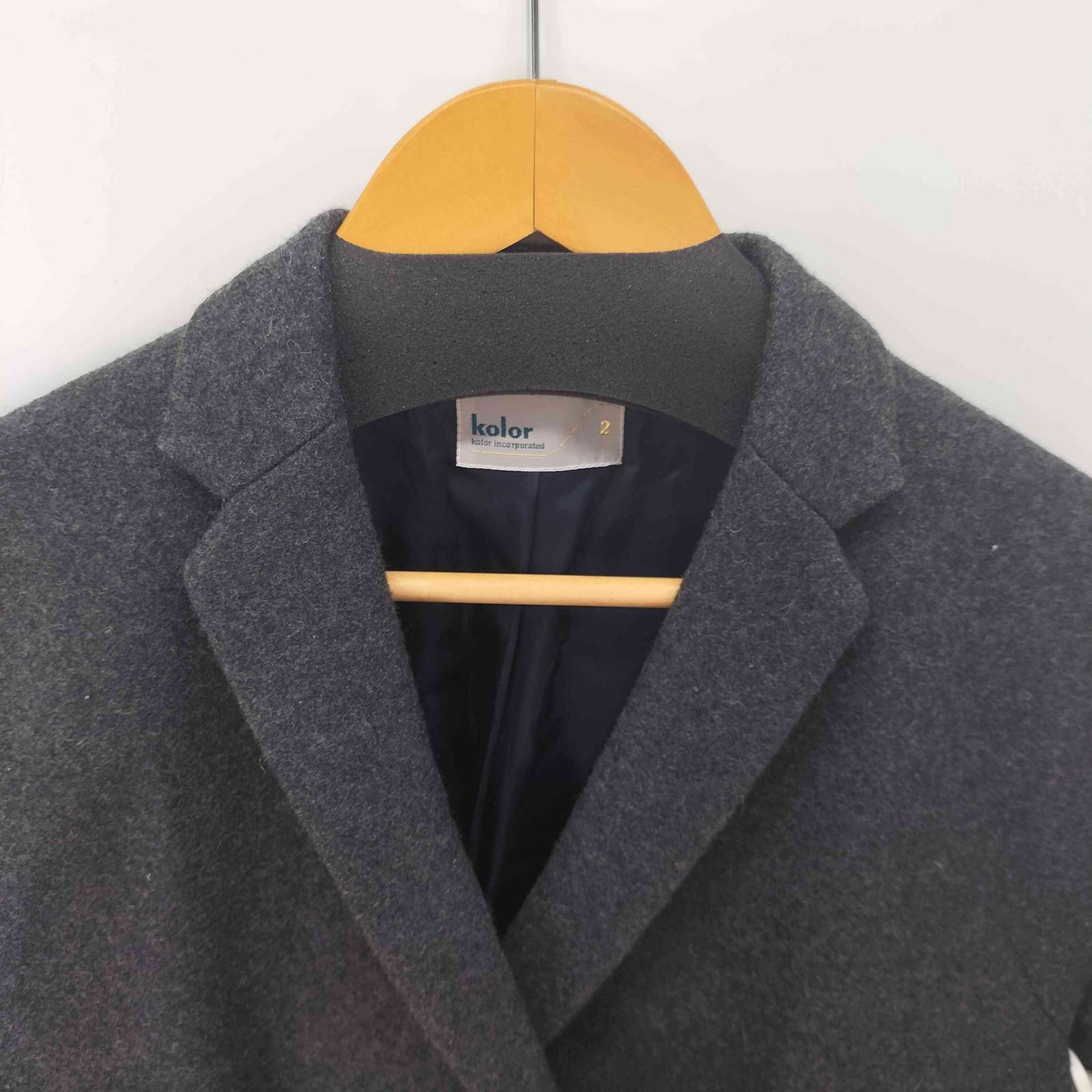 カラー kolor レオパード メルトン コート メンズ JPN：2 - メルカリ