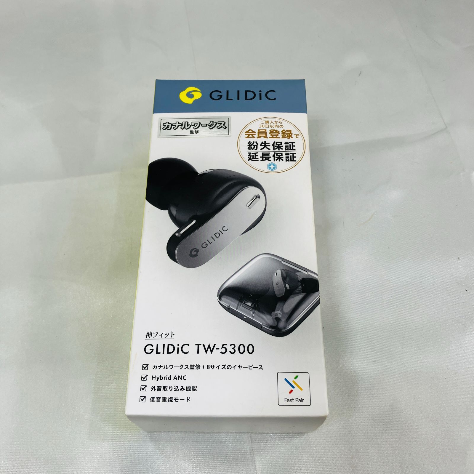 A【未使用】未開封 GLIDIC TW-5300 完全ワイヤレスイヤホン グライ