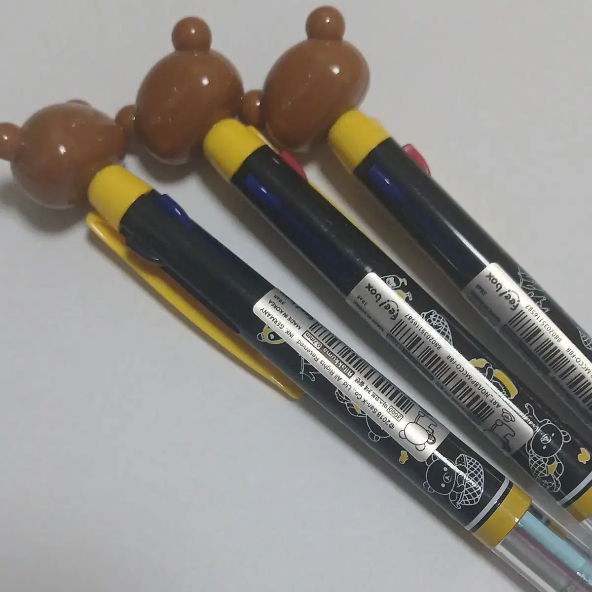 レトロ文具 2018 リラックマ マスコット 3色 ボールペン 廃盤アイテム