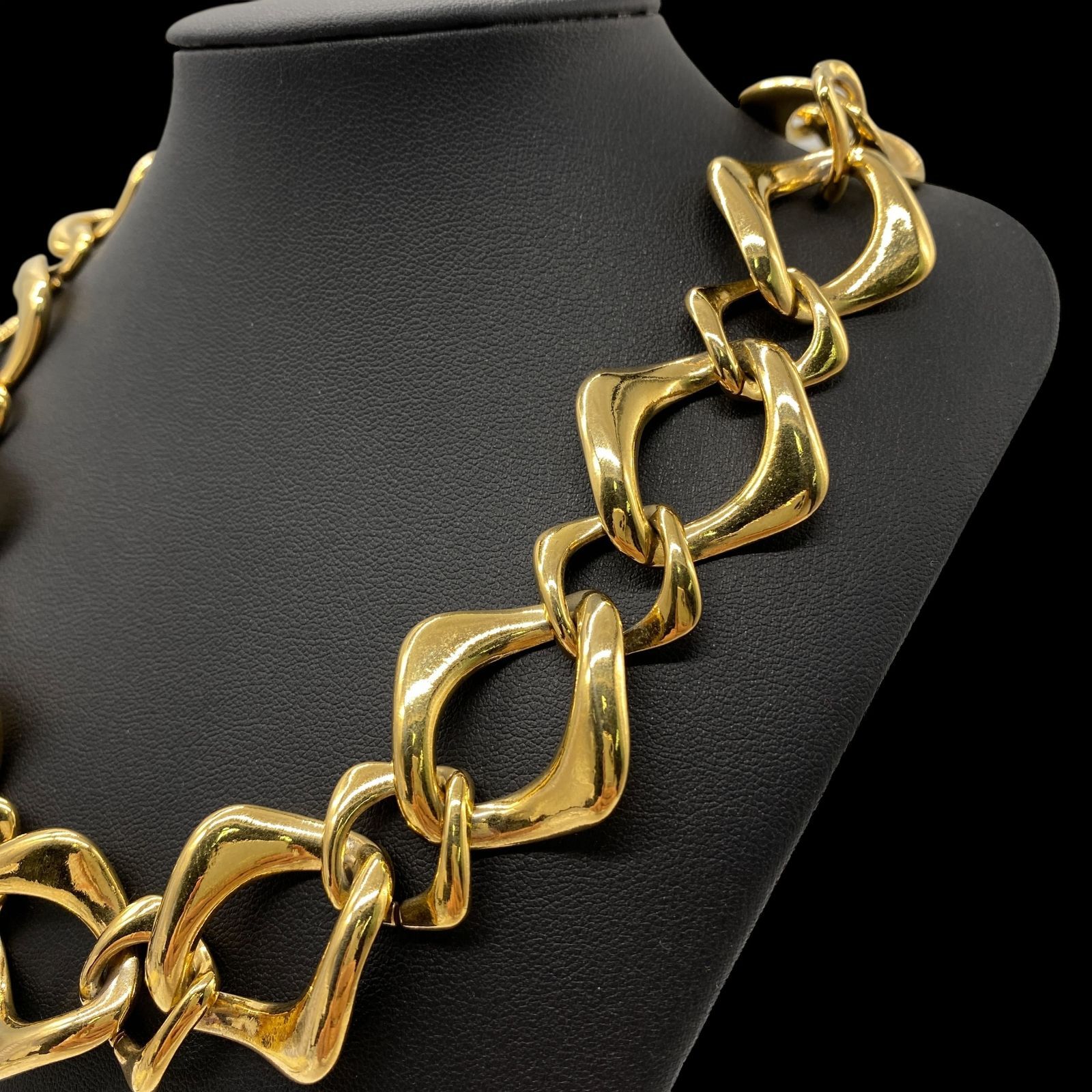 希少 YVES SAINT LAURENT イヴサンローラン チェーンネックレス 