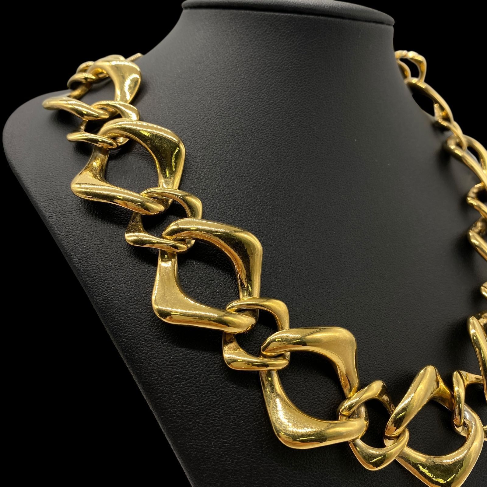 希少 YVES SAINT LAURENT イヴサンローラン チェーンネックレス 