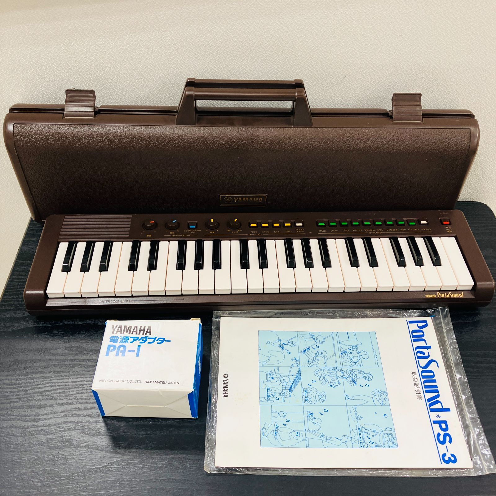 A【動作⚪︎】YAMAHA ヤマハ キーボード PortaSound PS-3 ACアダプター