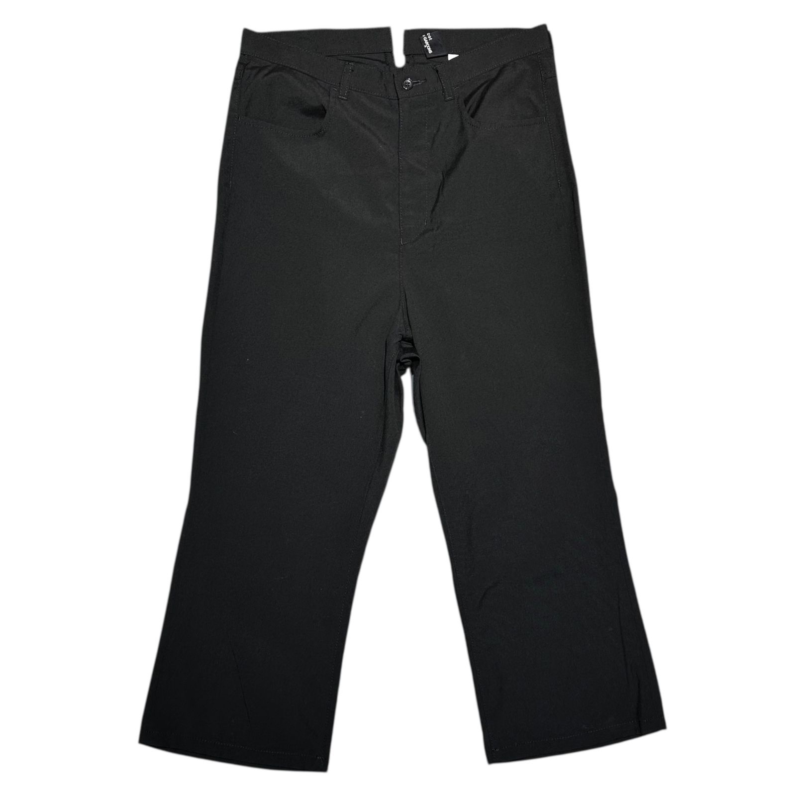 tricot COMME des GARCONS トリココムデギャルソン 09 SS Sarouel Flared Wool Pants サルエル フ ウール パンツ TC-P 024 M ブラック AD 2008