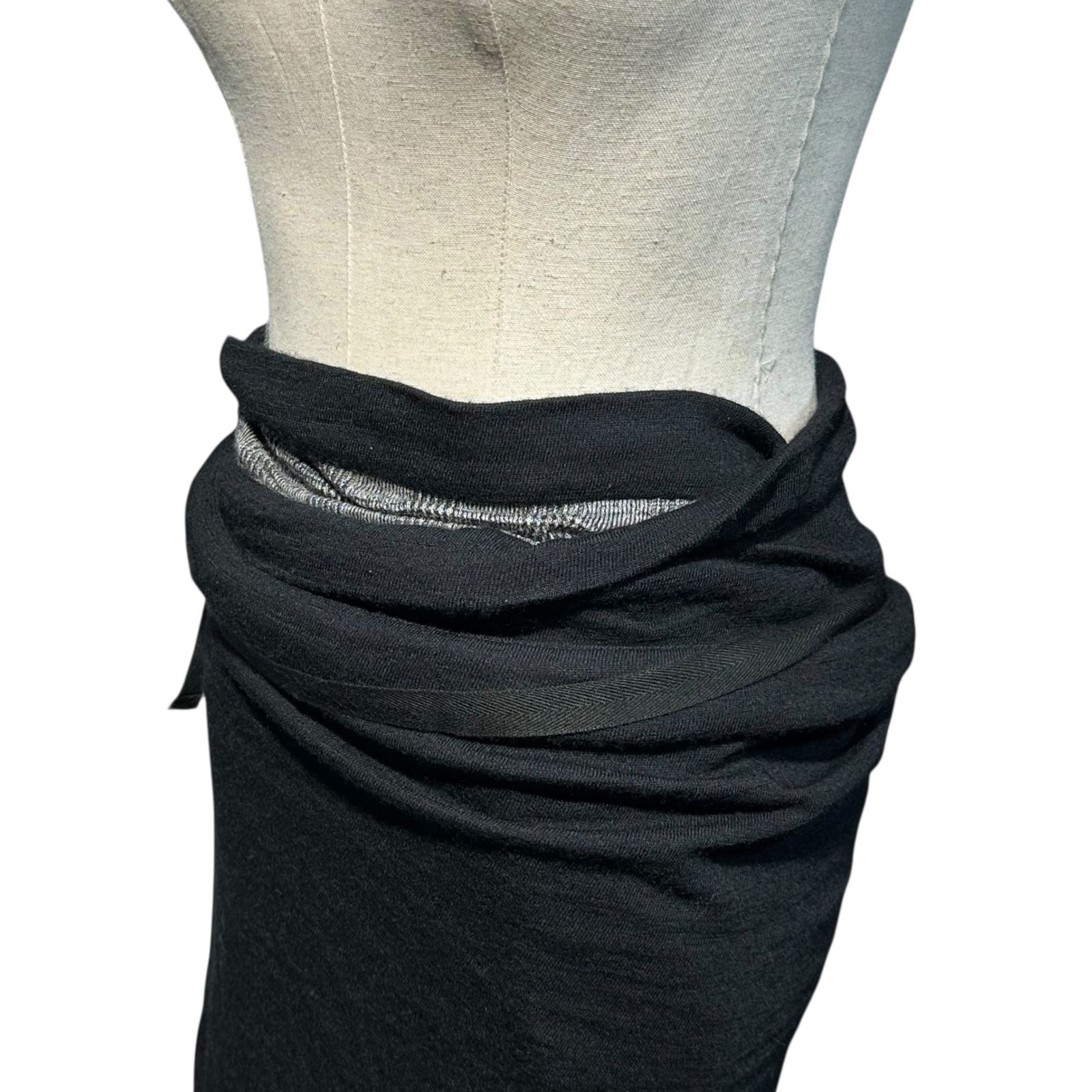 YOHJI YAMAMOTO(ヨウジヤマモト) Knit Wrap Skirt ニット 巻き