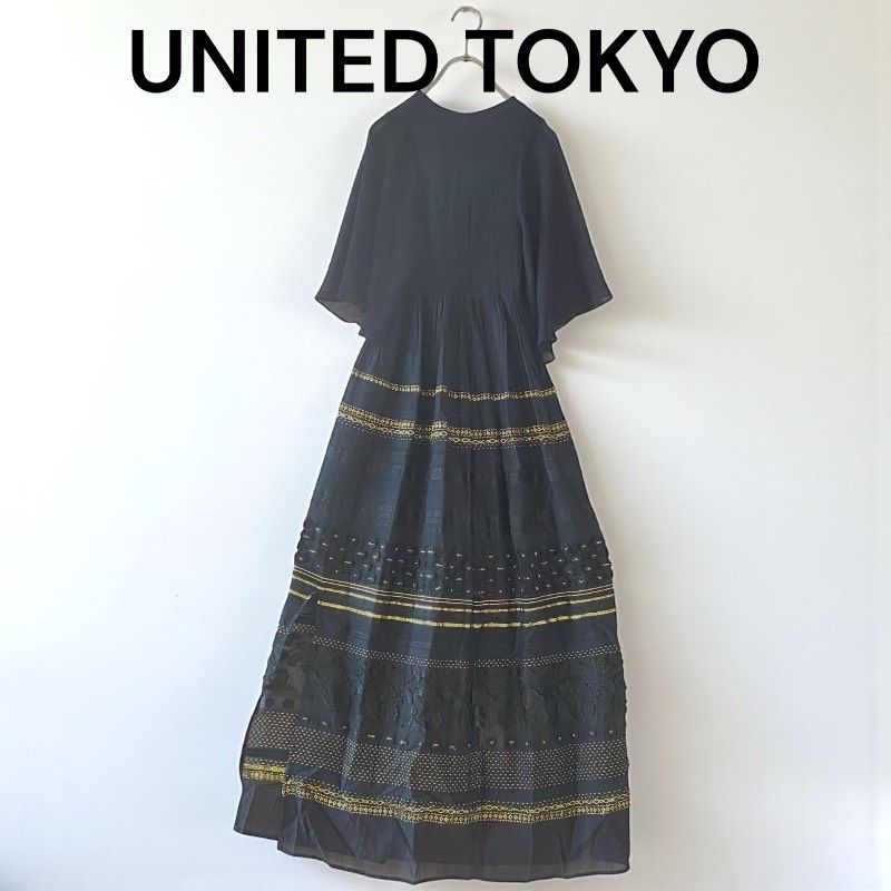UNITED TOKYO ユナイテッドトウキョウ レース ロングワンピース