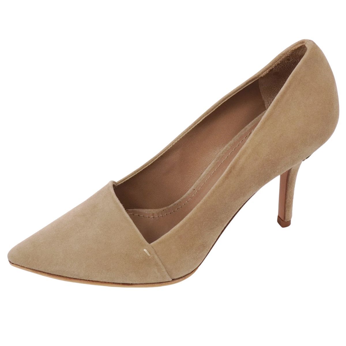 極美品 ルイヴィトン LOUIS VUITTON パンプス スウェードレザー ヒ