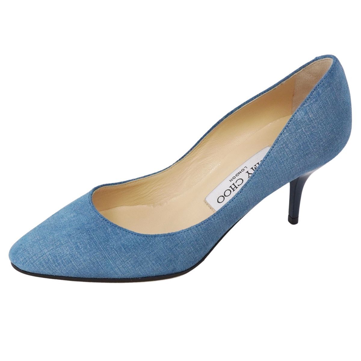 極美品 ジミーチュウ JIMMY CHOO パンプス スウェードレザー ヒール 