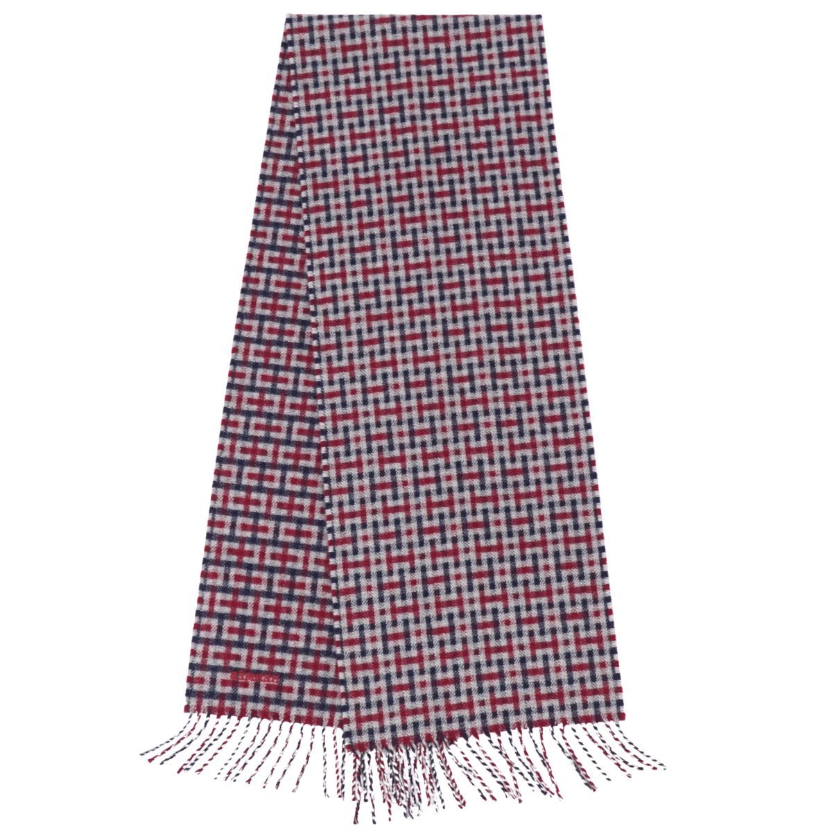 極美品 エルメス HERMES マフラー ストール Hエコセ Hロゴ カシミヤ