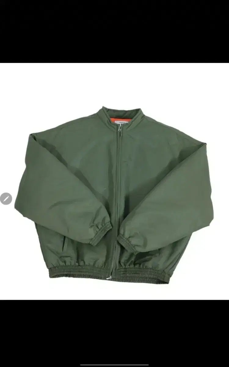 Nonnod ラスター ブルゾン ジャパニーズ サテン カーキ