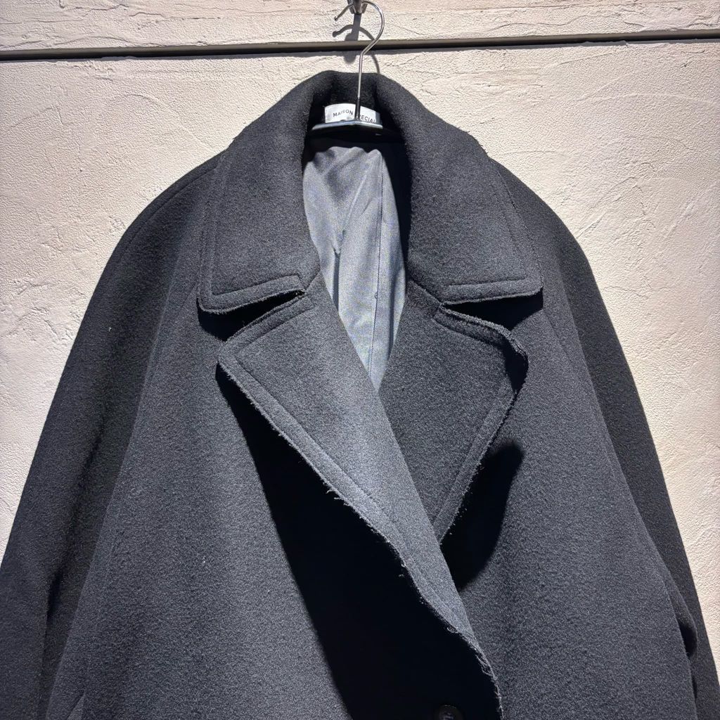MAISON SPECIAL メゾンスペシャル Super140 Melton Double Coat ウール