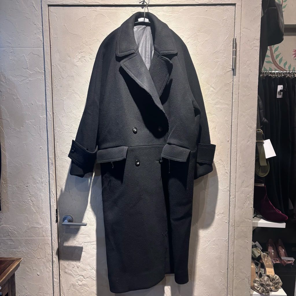 MAISON SPECIAL メゾンスペシャル Super140 Melton Double Coat ウール