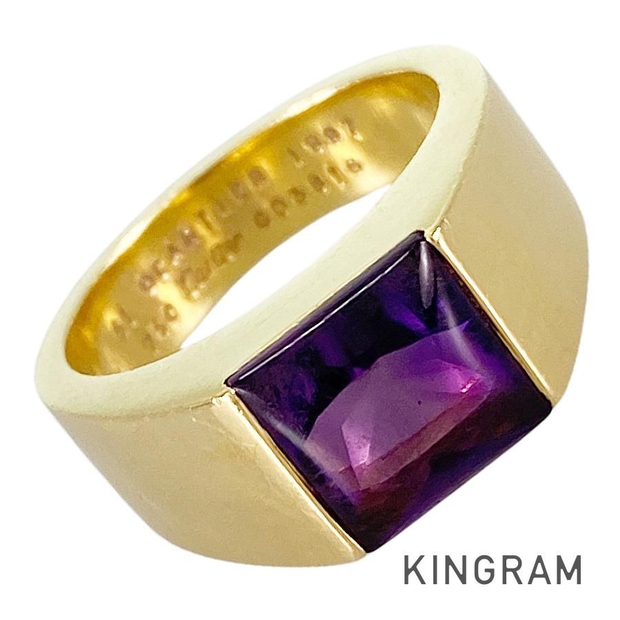 カルティエ Cartier タンク K18YG アメジスト 10.5号 50-51 リング sss