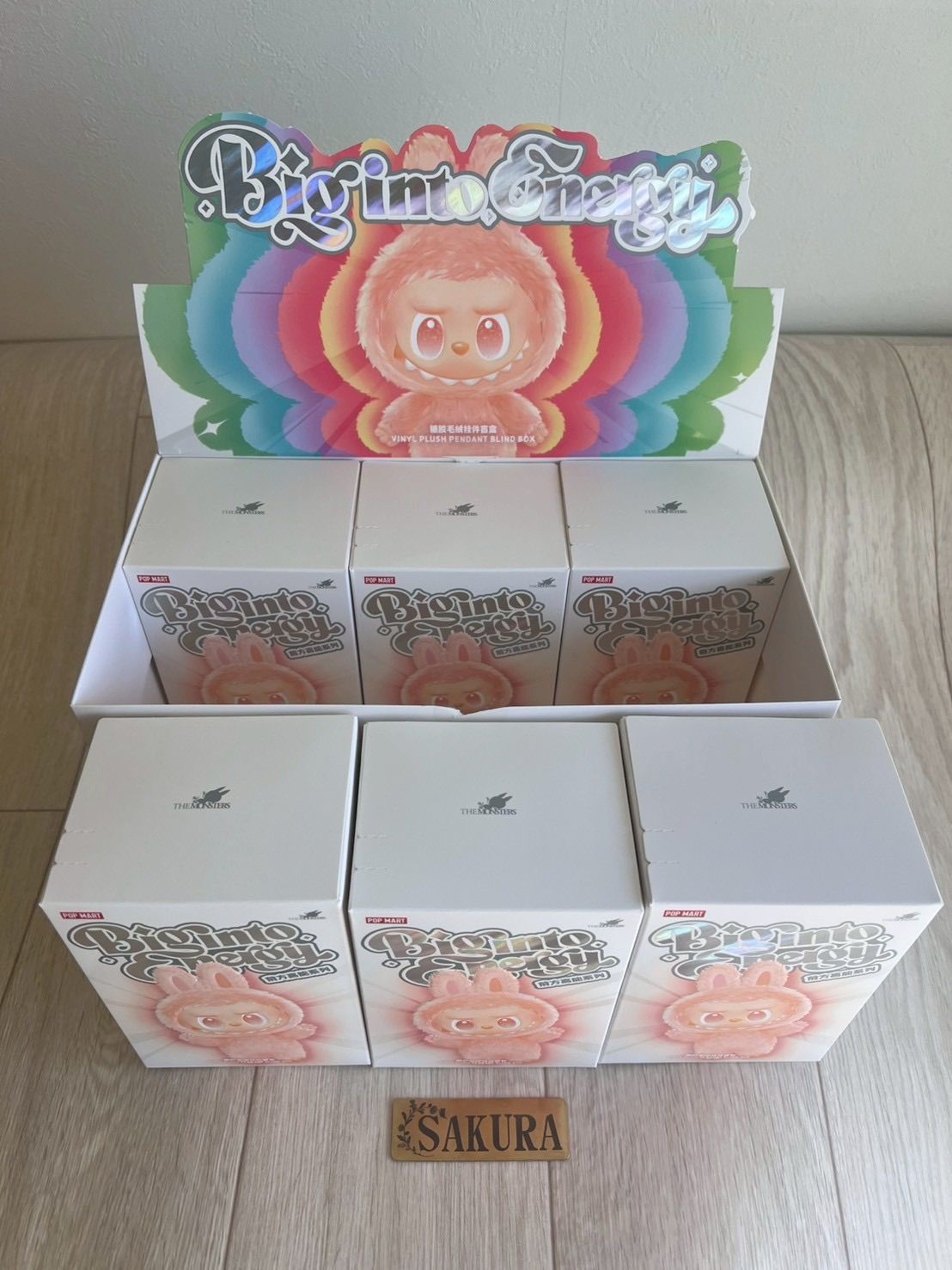 ⭐️【正規品・未開封】 Labubu Big into Energy 3ピース ラブブ