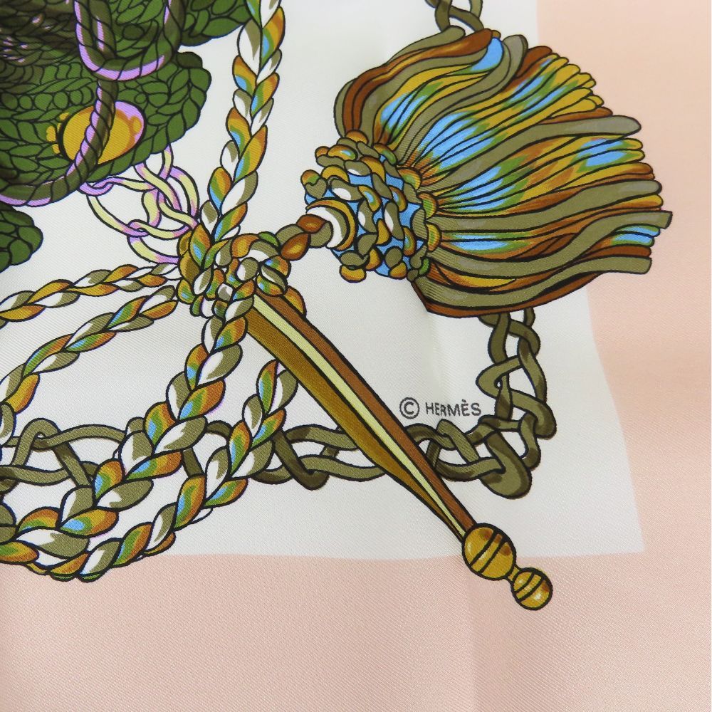 中古】 エルメス スカーフ カレ90 ティンパニ奏者 Le Timbalier シルク