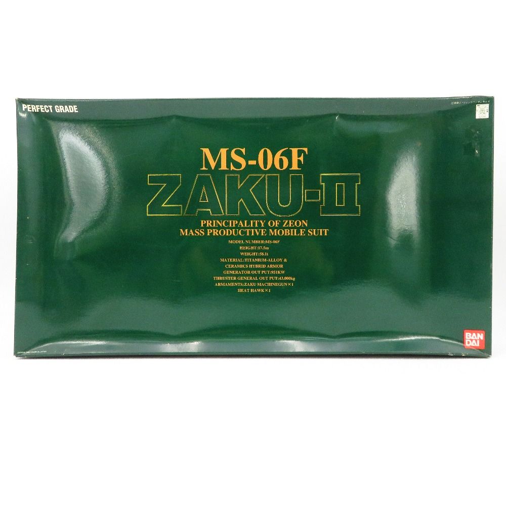 1 60 PG MS 06 F 量産型ザクII 機動戦士ガンダム BANDAI バンダイ プラモデル