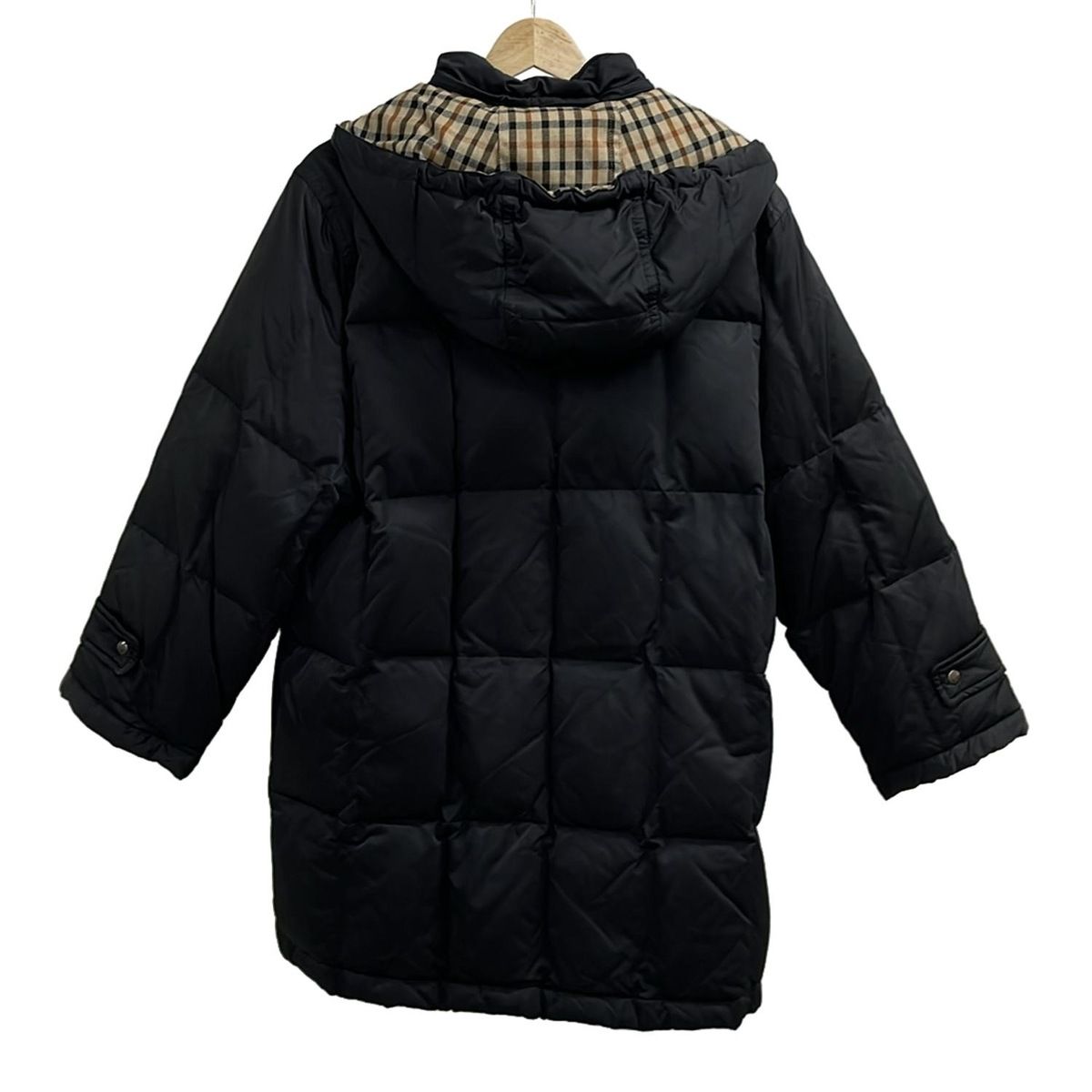 DAKS(ダックス) ダウンコート サイズM レディース - 黒 長袖/フード