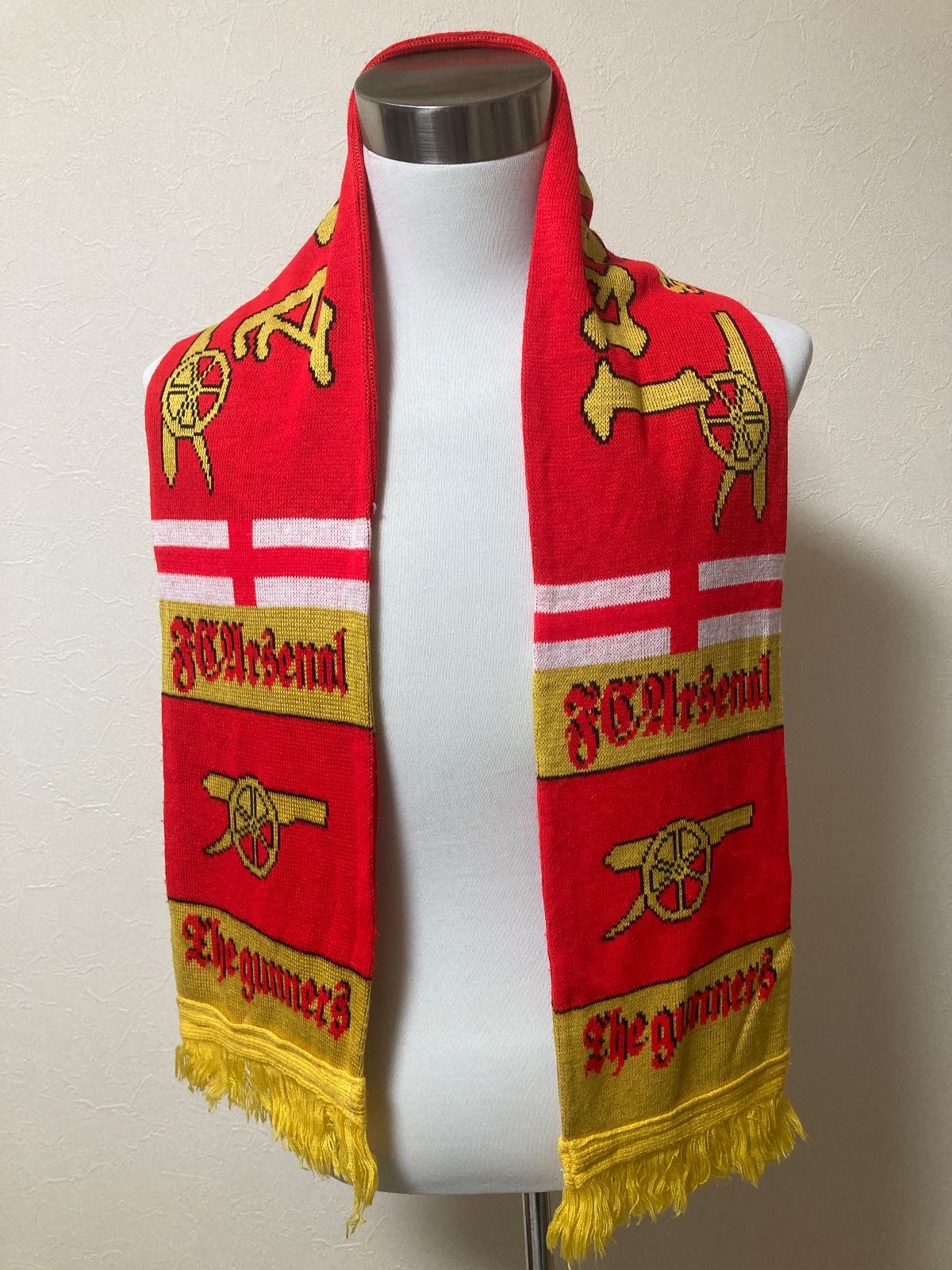 古着マフラー】プレミアリーグ・アーセナル【ヴィンテージ】 - メルカリ