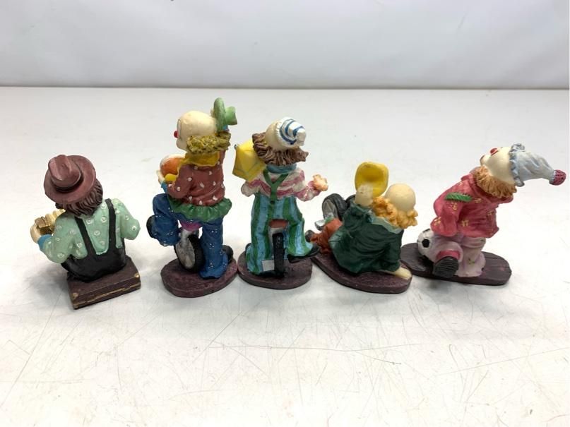 ピエロアンティーク 希少 ピエロ 置物 5体 まとめ アンティーク ヴィンテージ インテリア