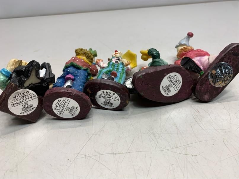 ヴィンテージピエロの製置物2点ですバラ売り賜ります 1970's ヴィンテージ ピエロ モチーフ オブジェ - アンティーク