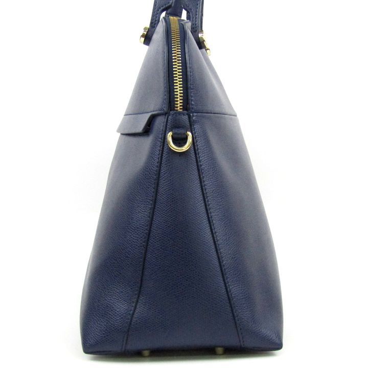 フルラ 2way ハンドバッグ パイパー M ネイビー 上品 フルラ 2way ハンドバッグ パイパー M ネイビー 上品 FURLA（ブルー
