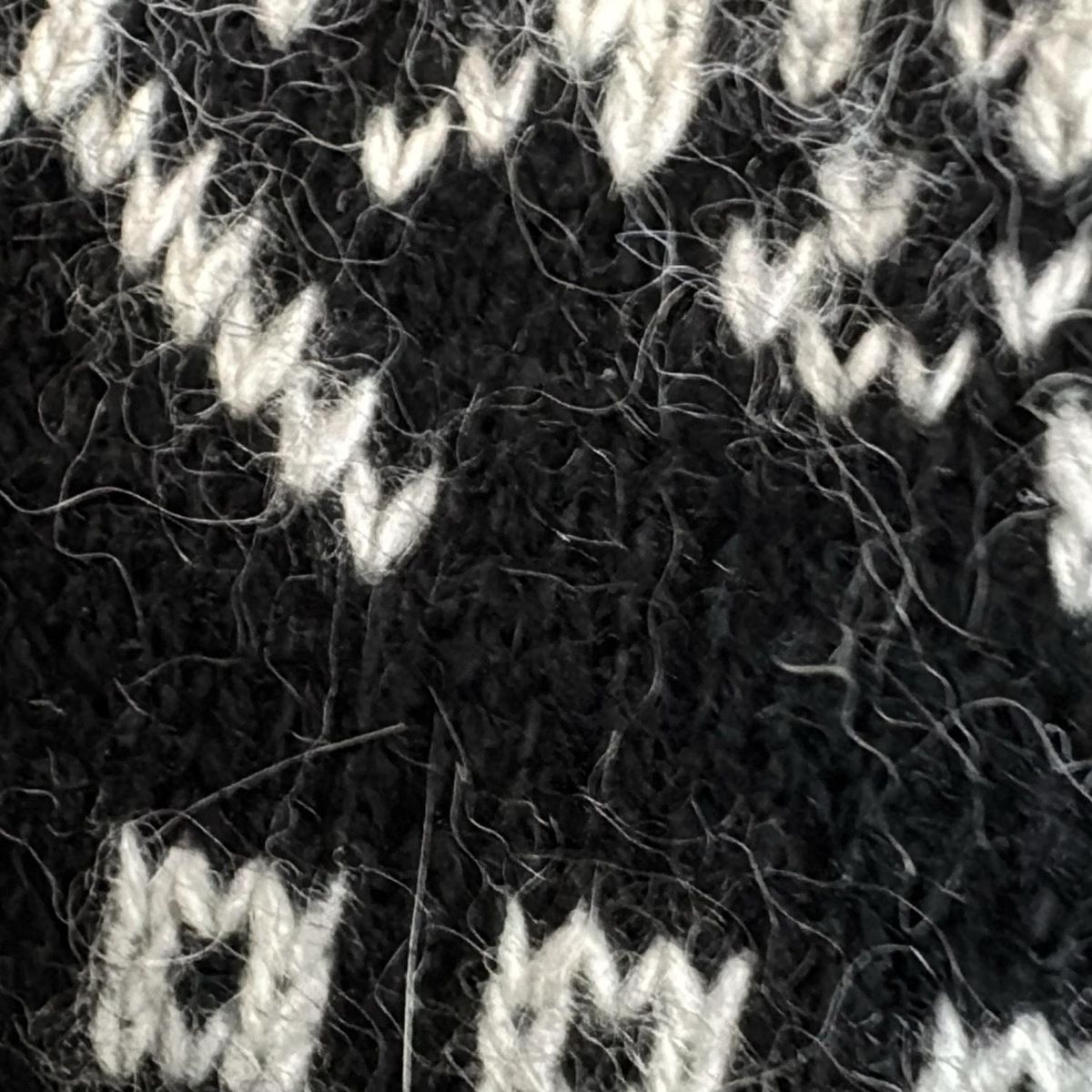  Sacai サカイ ハーフパンツ サイズ2 M レディース 10 00097 黒 白 ニット ショートパンツ ハーフパンツ パンツ