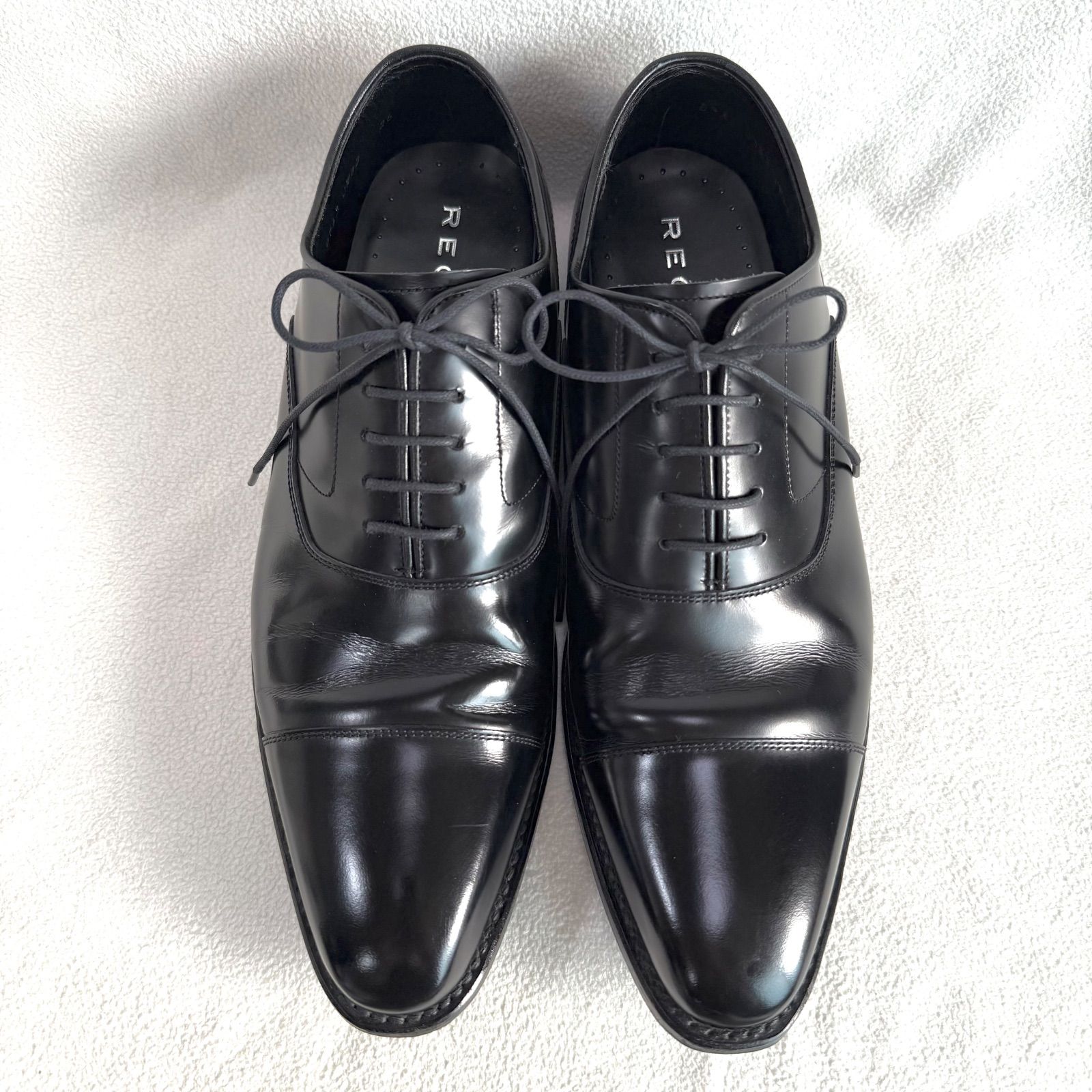 極美品・26.0・本革マーク✨リーガル JW82 ストレートチップ レザー