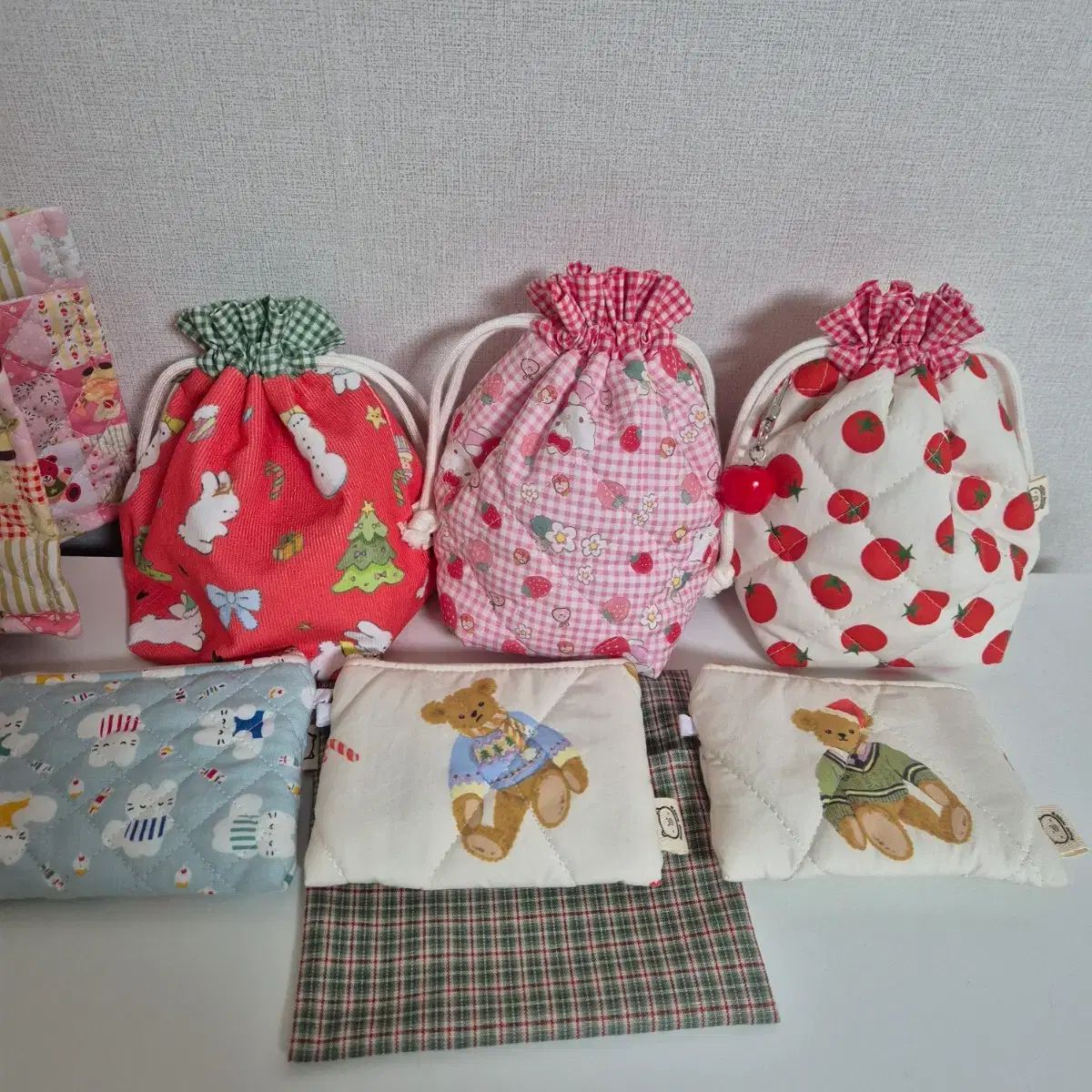  쟁잉COVER麻マーケット まとめ5万円 財布 - 巾着 バスケット キーホルダー ファブリック 生地 その他 バッグ