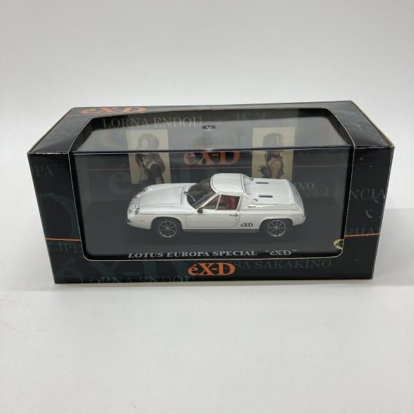 中古】京商 1/43 LOTUS EUROPA SPECIAL eX-D(ホワイト) エクス