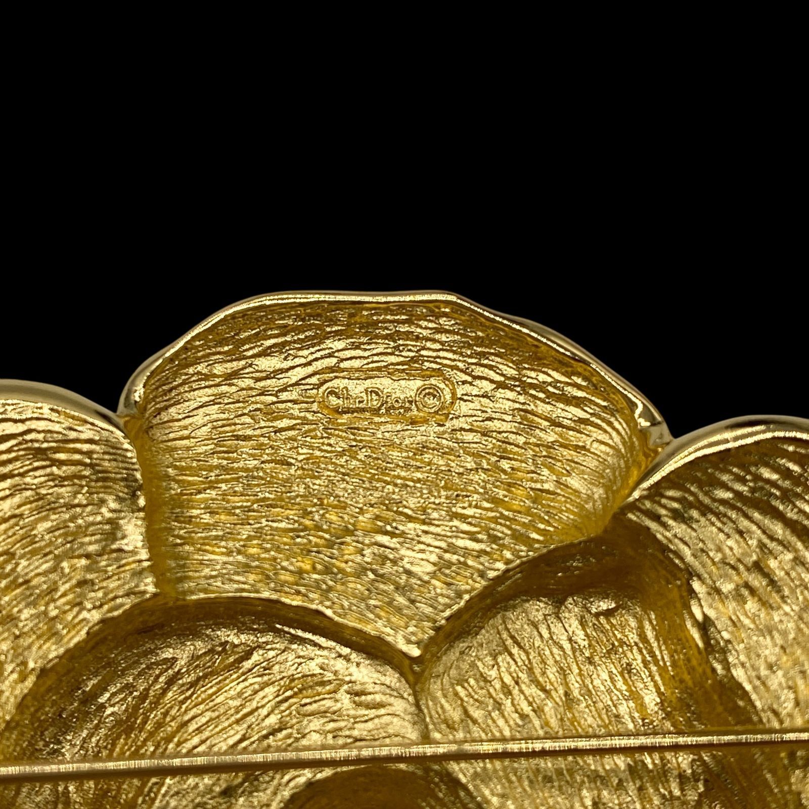 希少 美品 Christian Dior クリスチャンディオール 花 フラワー