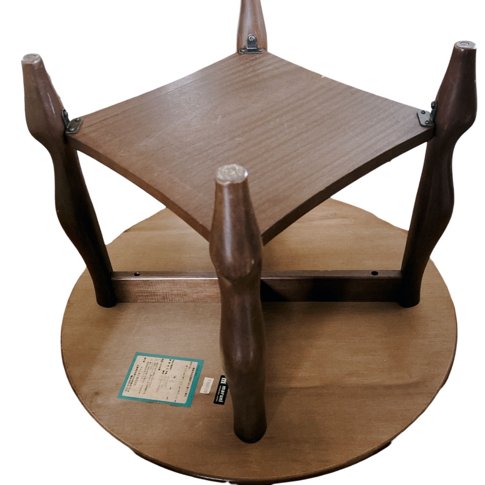 maruni木工 マルニ 猫脚 ラウンド テーブル 丸テーブル センター ロー