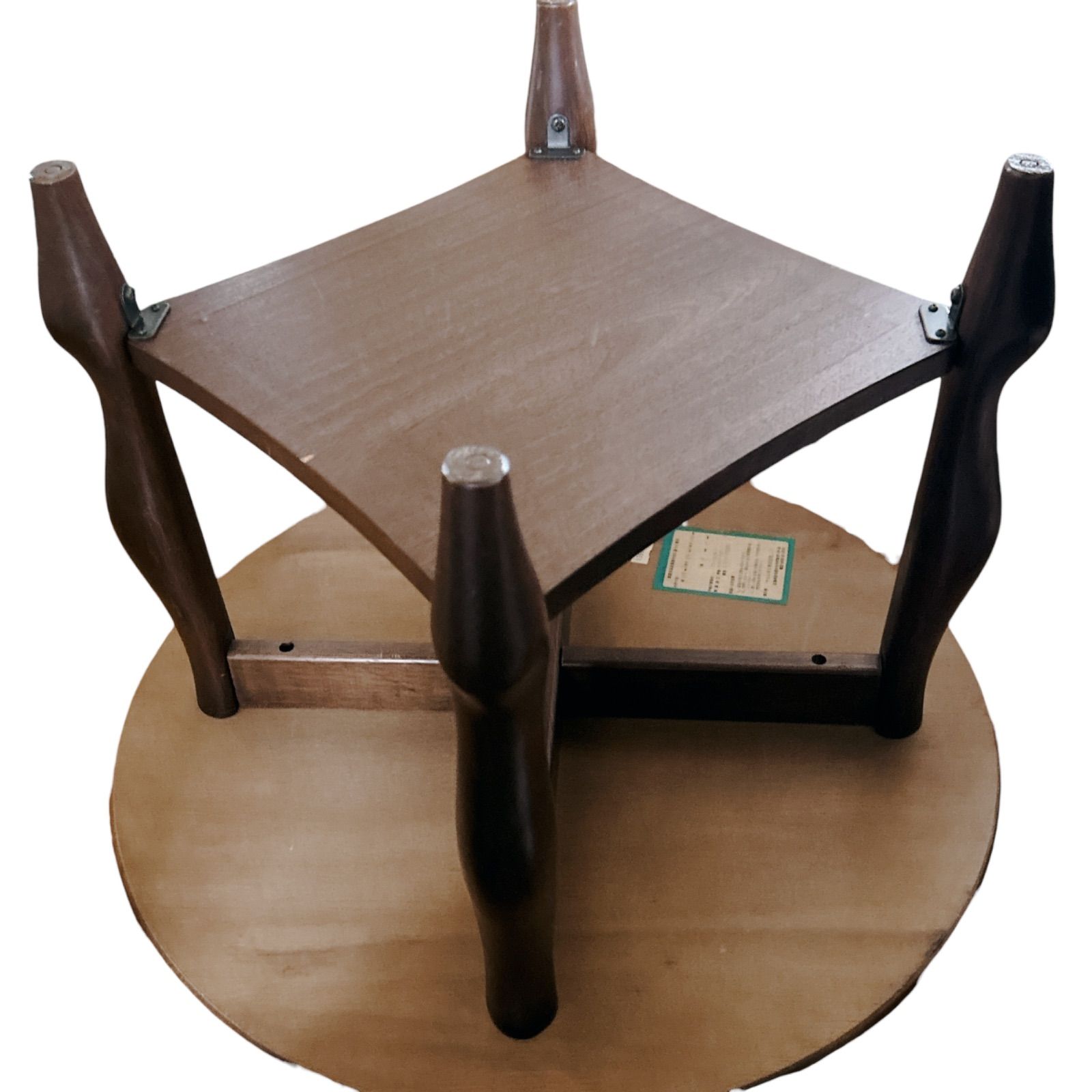 maruni木工 マルニ 猫脚 ラウンド テーブル 丸テーブル センター ロー