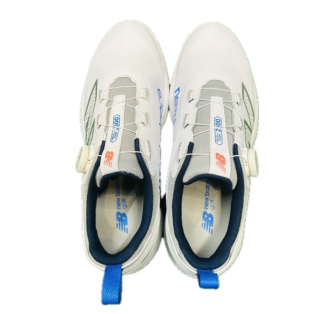 balance ニュー ンス Fresh Foam X 2500 v 4 SL BOA R ゴルフシューズ スパイクレス ホワイト ブルー 28 cm 定価23 100円
