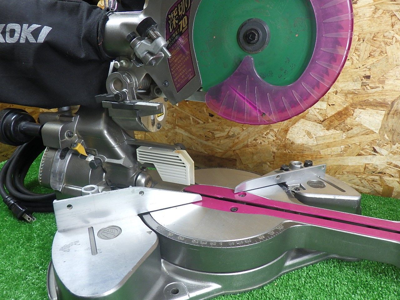 日立工機 190mm 卓上スライドマルノコ C7RSHC レーザー出ます コード式 