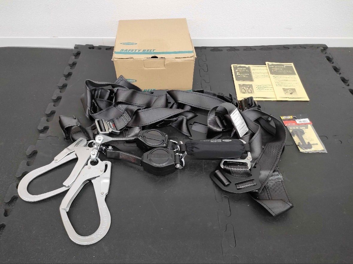 藤井電工 フルハーネス２丁掛け ダブルランヤードX型 TH-504-2 EZ 93 SV-OT-DG-L 130 K-2 R 23-BX 本体Lサイズ ランヤード130 kg 対応商品