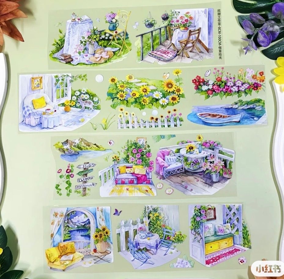 251208 意拾光 海外マスキングテープ巻売り 風景マスキングテープ