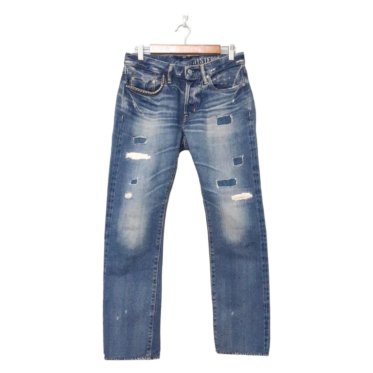 ヒステリックグラマー スタッズ デニム ジーンズ size xs ユニセックス 