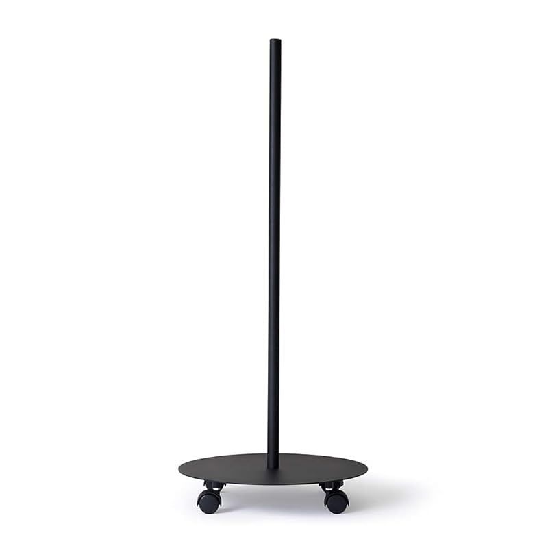 彡DRAW A LINE 020 Move Rod Black ドローアライン ムーブロッド キャス ター付きポール ブラック 縦 幅40 奥行40 高さ97 1 cm 耐荷重6 kg D MR BK 0