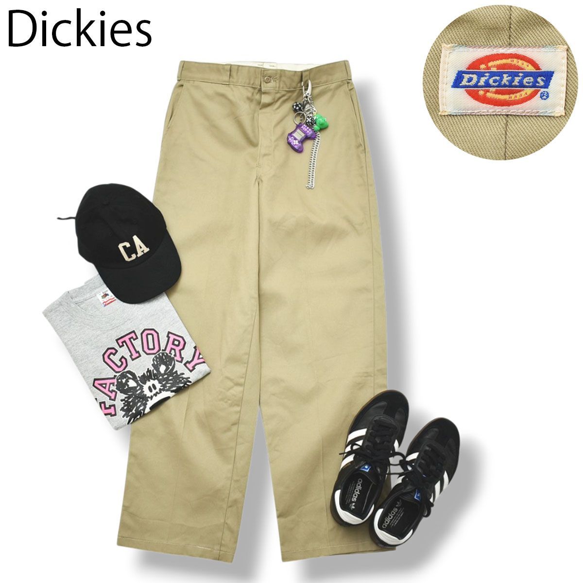 希少】 80s ヴィンテージ USA製 ディッキーズ Dickies コットンツイル