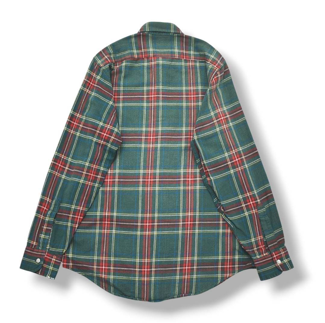 80s ヴィンテージ USA製 エルエルビーン L.L.Bean 長袖 フランネル