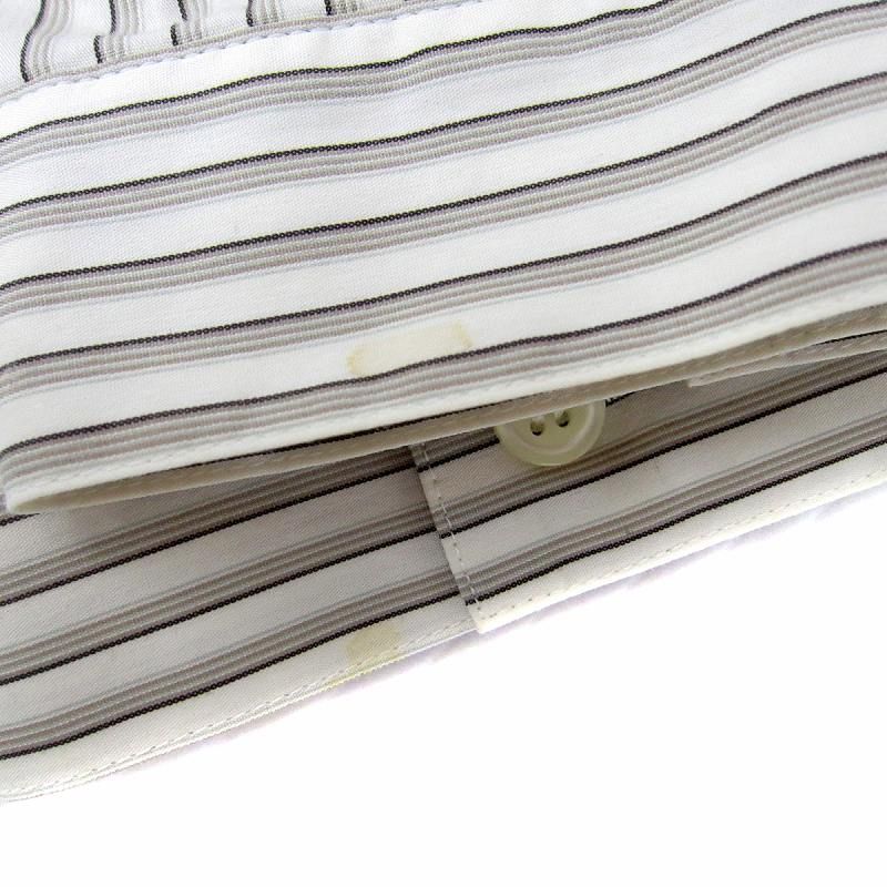 極美品　Theory luxe 長袖シャツブラウス ブラウンベージュ　M セオリーリュクス theory luxe ブラウス シャツ 長袖 オープンカラー