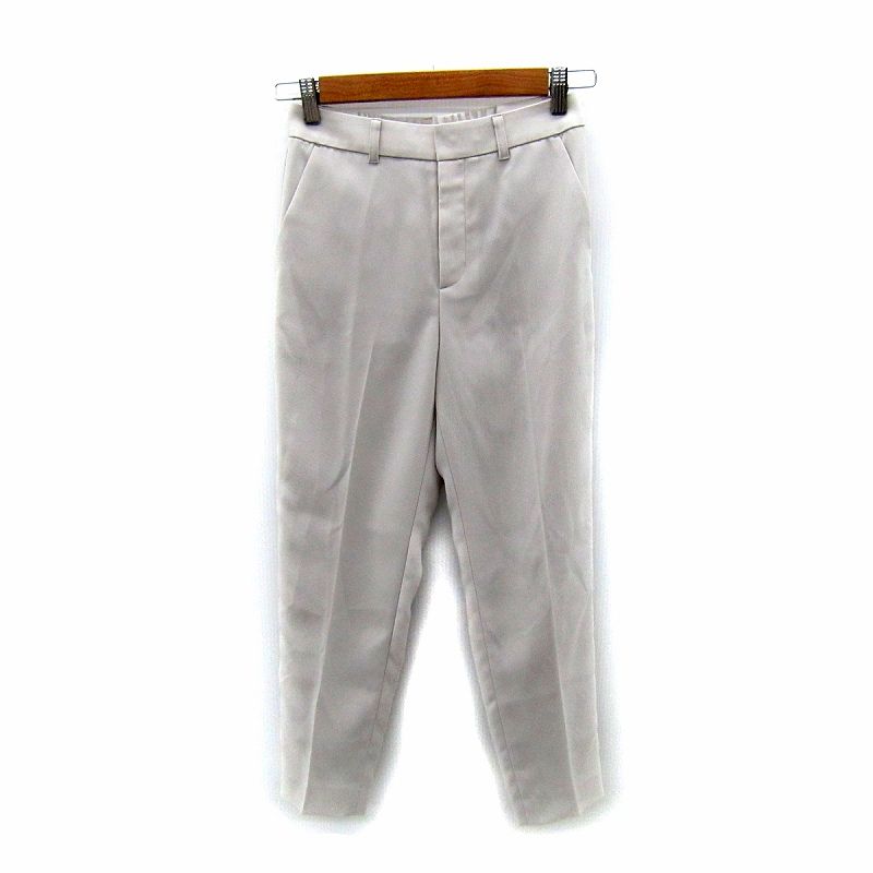 アンタイトル UNTITLED スラックスパンツ テーパードパンツ アンクル丈