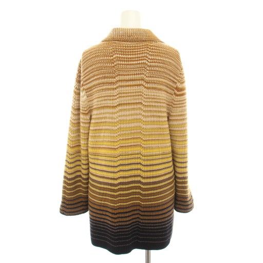 ミッソーニ MISSONI ニットジャケット アウター マルチボーダー柄 46