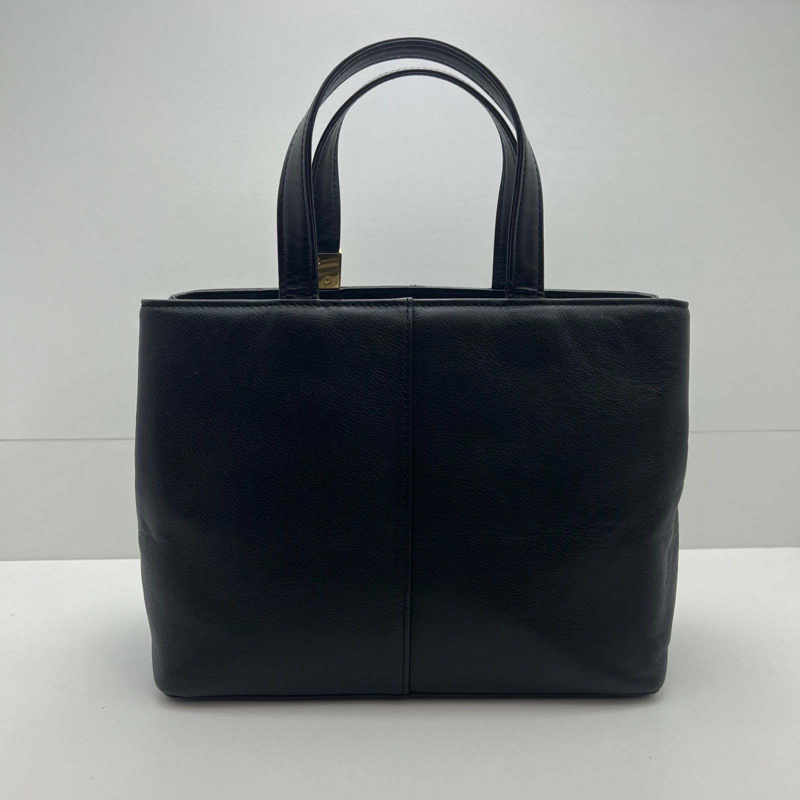BURBERRY old archive GLD plate Leather hand bag バーバリー 