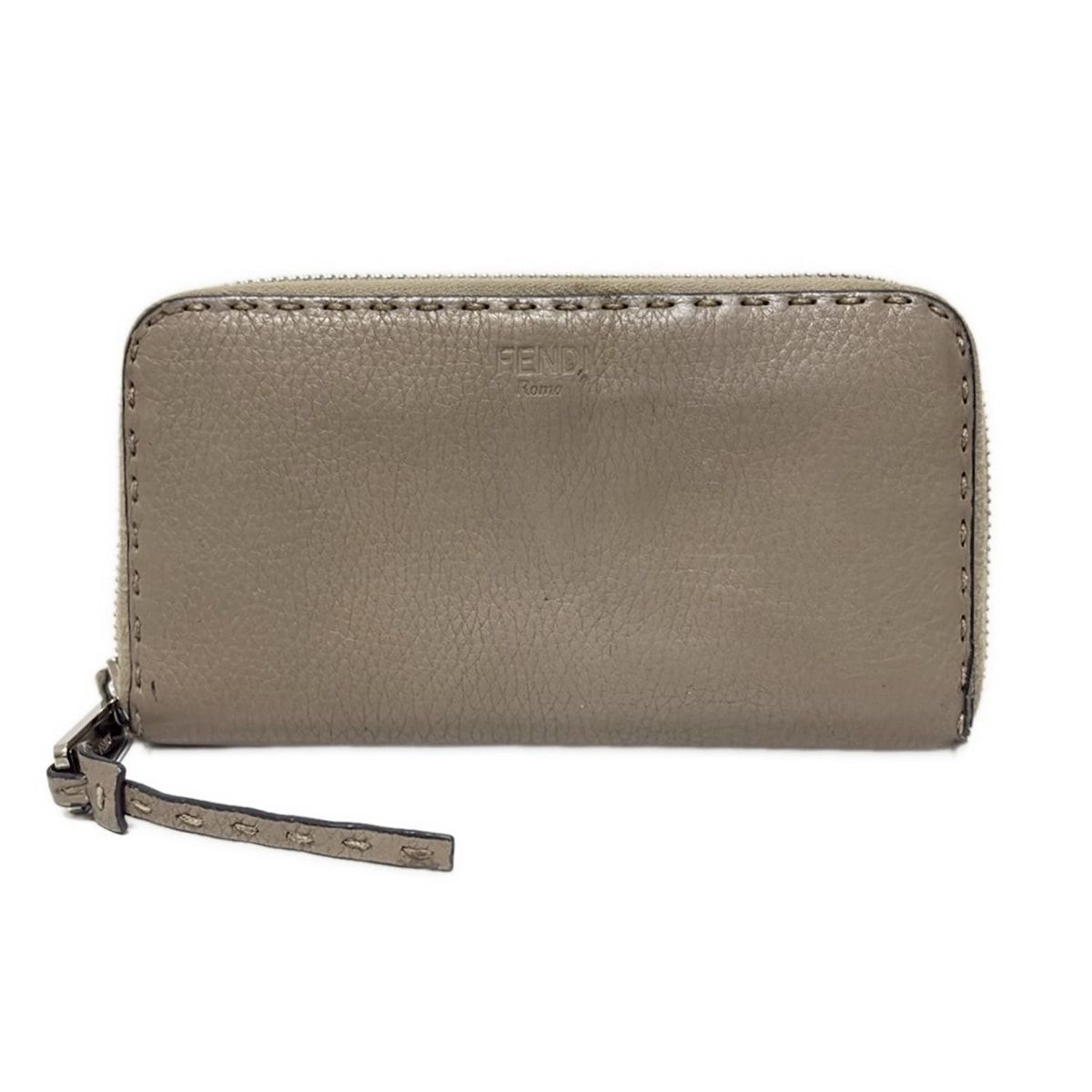 FENDI(フェンディ) 長財布 セレリア 8M0374 グレーベージュ ラウンド