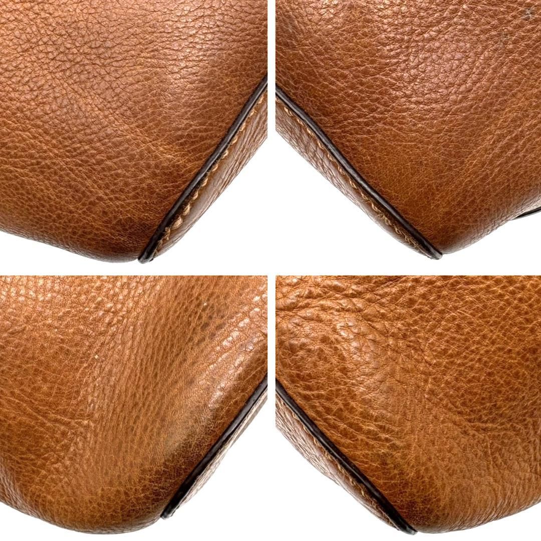 ポロラルフローレン レザー トートバッグ タッセル付 フリンジ