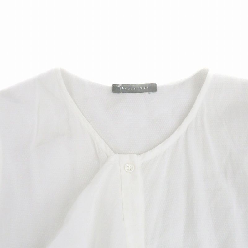 セオリーリュクス theory luxe シャツ ブラウス ラウンドネック