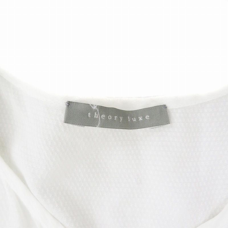セオリーリュクス theory luxe シャツ ブラウス ラウンドネック