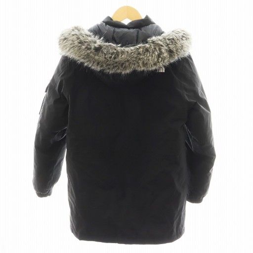 ザノースフェイス THE NORTH FACE McMURDO DOWN JACKET ダウンジャケット ロゴ アウター 150 cm 黒 ブラック AN 66 H