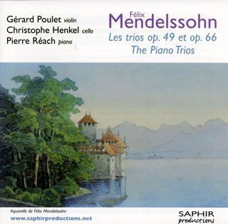 CD メンデルスゾーン ピアノ三重奏曲第1番 第2番 K 1003 251020 B 4450