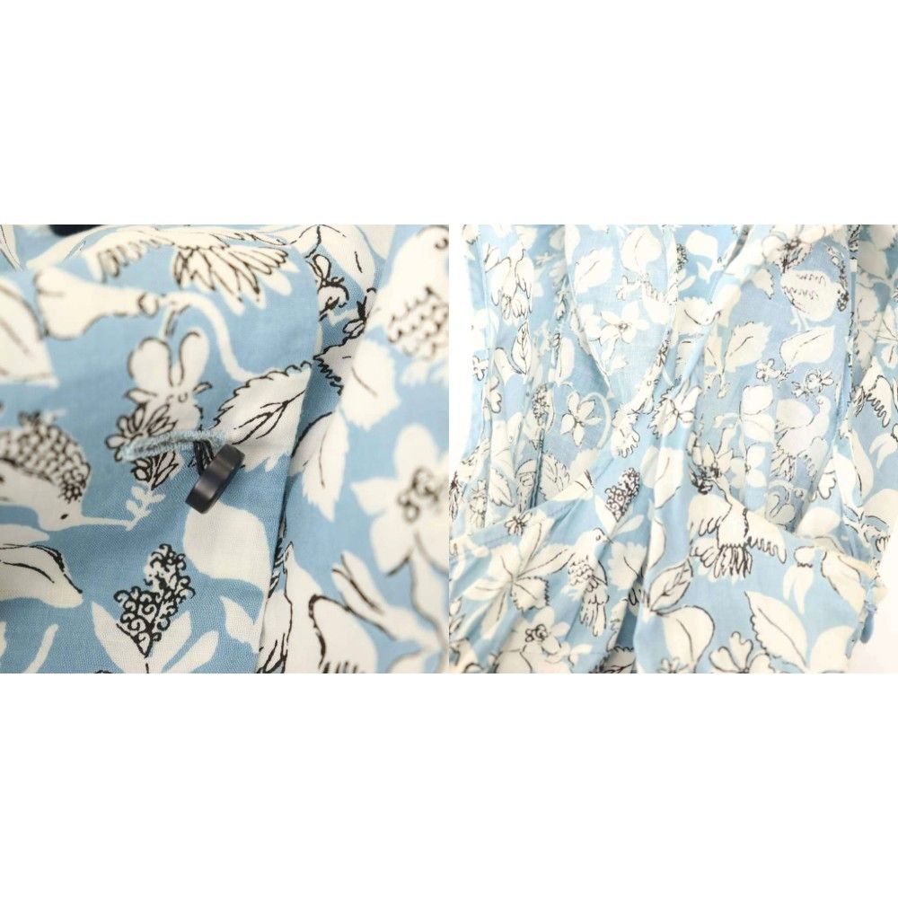 ロイスクレヨン Lois CRAYON 花柄プリント ノースリーブワンピース